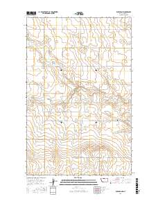 Rudyard NW 2017 topographic map thumbnail