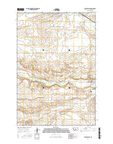 Ryegate West 2017 topographic map thumbnail