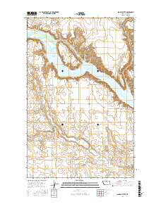 Saddle Butte 2017 topographic map thumbnail