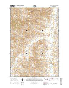 Saddle Horse Butte 2017 topographic map thumbnail