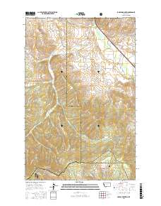 Saddle Mountain 2017 topographic map thumbnail