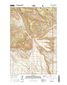 Sahara Hill 2017 topographic map thumbnail