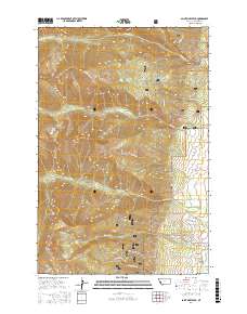 Saint Mary Peak 2017 topographic map thumbnail