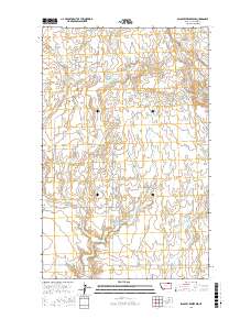 Salsbery Reservoir 2017 topographic map thumbnail