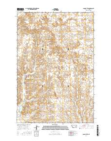 Sand Buttes 2017 topographic map thumbnail