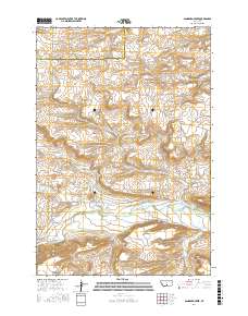 Sandborn Creek 2017 topographic map thumbnail