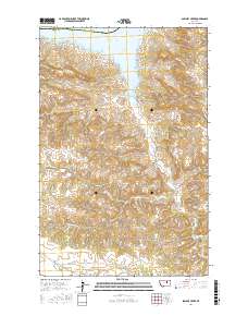 Sawmill Creek 2017 topographic map thumbnail