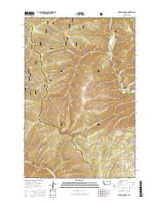 Sawmill Saddle 2017 topographic map thumbnail