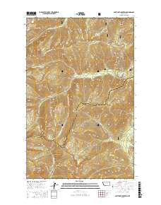 Sawtooth Mountain 2017 topographic map thumbnail