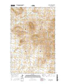 Scotty Butte 2017 topographic map thumbnail