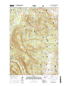Selway Mountain 2017 topographic map thumbnail