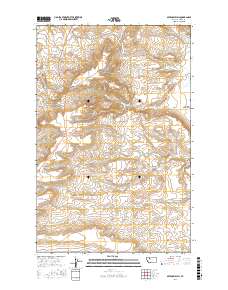 Sevenmile Hill 2017 topographic map thumbnail