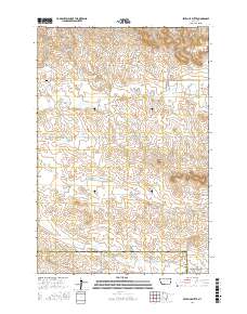 Seven-up Butte 2017 topographic map thumbnail