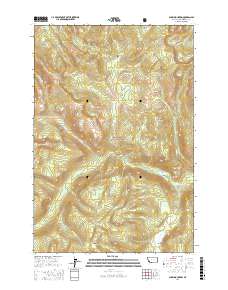 Shaw Mountain 2017 topographic map thumbnail
