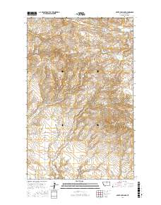 Silver Bow Lake 2017 topographic map thumbnail
