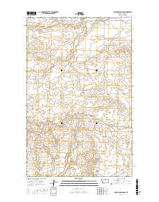 Silver Bow Spring 2017 topographic map thumbnail