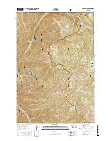 Skalkaho Pass 2017 topographic map thumbnail