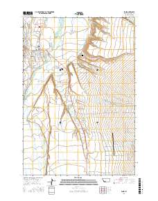 Ennis 2017 topographic map thumbnail