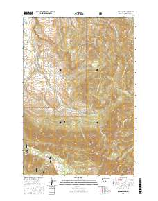 Enos Mountain 2017 topographic map thumbnail