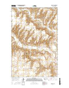 Fanny Hill 2017 topographic map thumbnail
