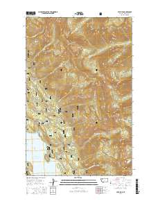 Felix Peak 2017 topographic map thumbnail