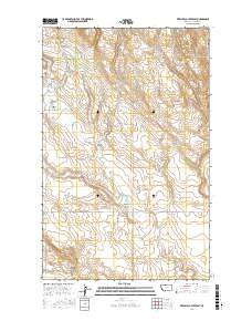 Fivemile Coulee East 2017 topographic map thumbnail