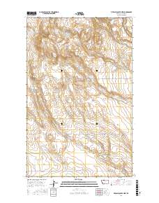 Fivemile Coulee West 2017 topographic map thumbnail