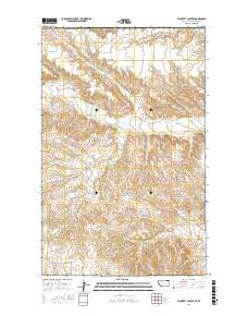 Flaherty Coulee 2017 topographic map thumbnail