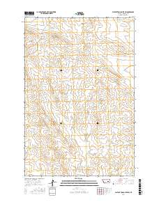Flat Bottom Coulee SW 2017 topographic map thumbnail