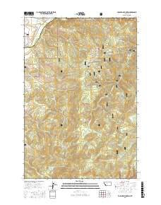 Foolhen Mountain 2017 topographic map thumbnail