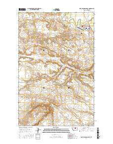 Fort Belknap Agency 2017 topographic map thumbnail