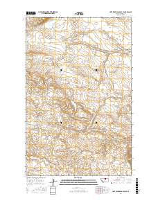 Fort Belknap Agency SE 2017 topographic map thumbnail
