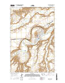 Fort Benton 2017 topographic map thumbnail