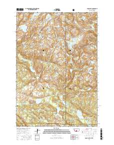Fossil Lake 2017 topographic map thumbnail