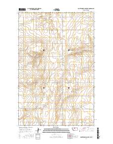 Fourteenmile Coulee NE 2017 topographic map thumbnail