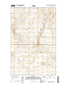 Fourteenmile Coulee SE 2017 topographic map thumbnail