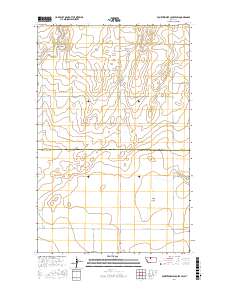 Fourteenmile Coulee SW 2017 topographic map thumbnail