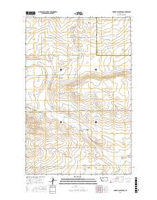 Fowler Coulee NW 2017 topographic map thumbnail