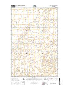 Fowler Coulee SE 2017 topographic map thumbnail