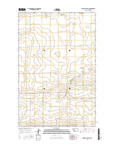 Fowler Coulee SW 2017 topographic map thumbnail