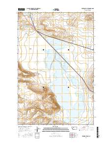 Freezeout Lake 2017 topographic map thumbnail