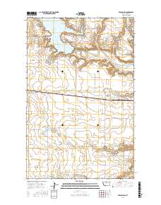Fresno Dam 2017 topographic map thumbnail