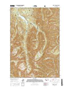 Fridley Peak 2017 topographic map thumbnail