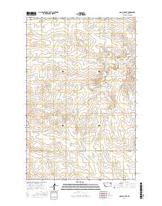 Gady Coulee 2017 topographic map thumbnail