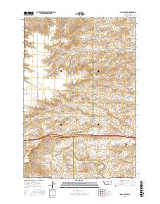 Gails Coulee 2017 topographic map thumbnail