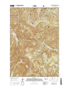 Garnet Mountain 2017 topographic map thumbnail