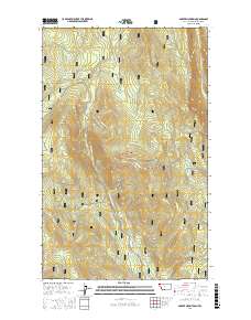 Garver Mountain 2017 topographic map thumbnail