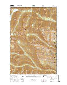 Gash Point 2017 topographic map thumbnail