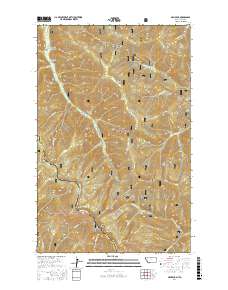 Gem Peak 2017 topographic map thumbnail