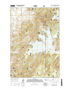 Georgetown Lake 2017 topographic map thumbnail